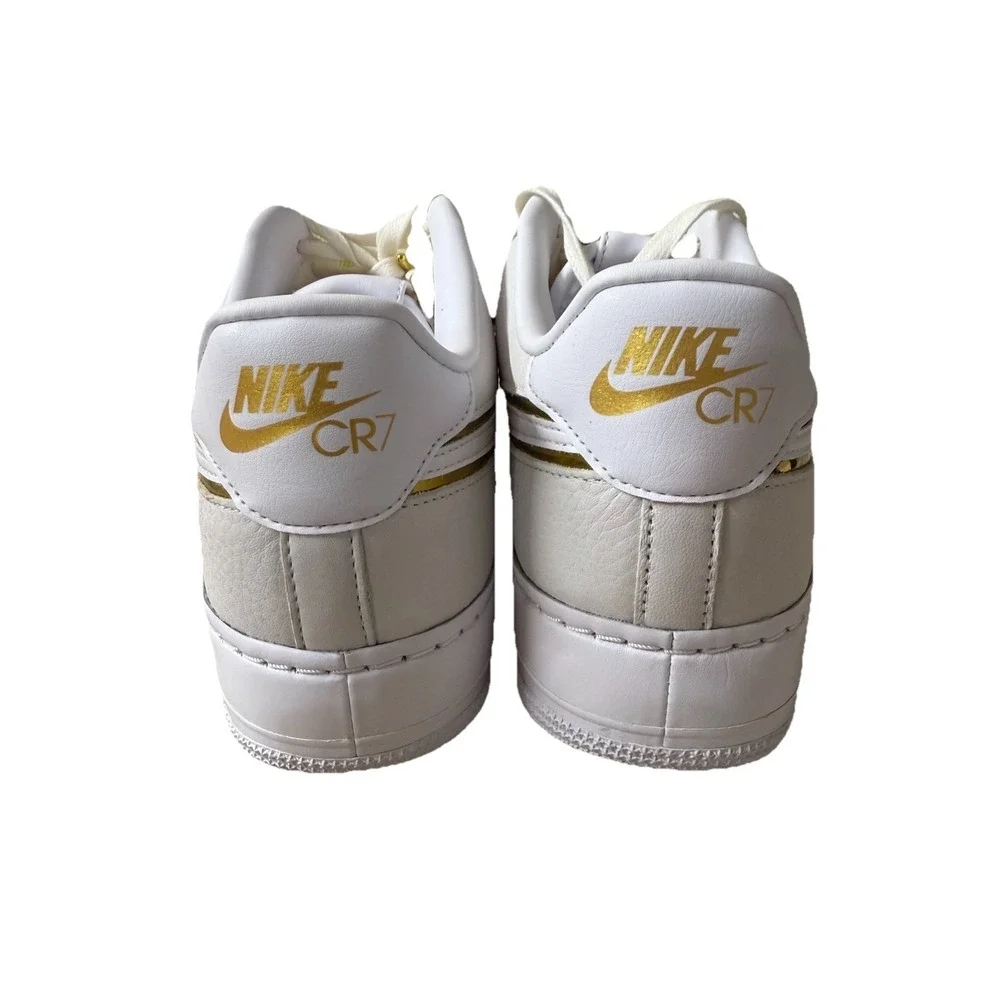 Nike By You Air Force 1 Cristiano Ronaldo White Gold | DN2501 991 Men Size 8